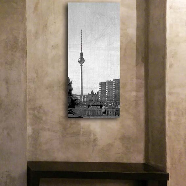 Metallprint: Fernsehturm Berlin, 2016