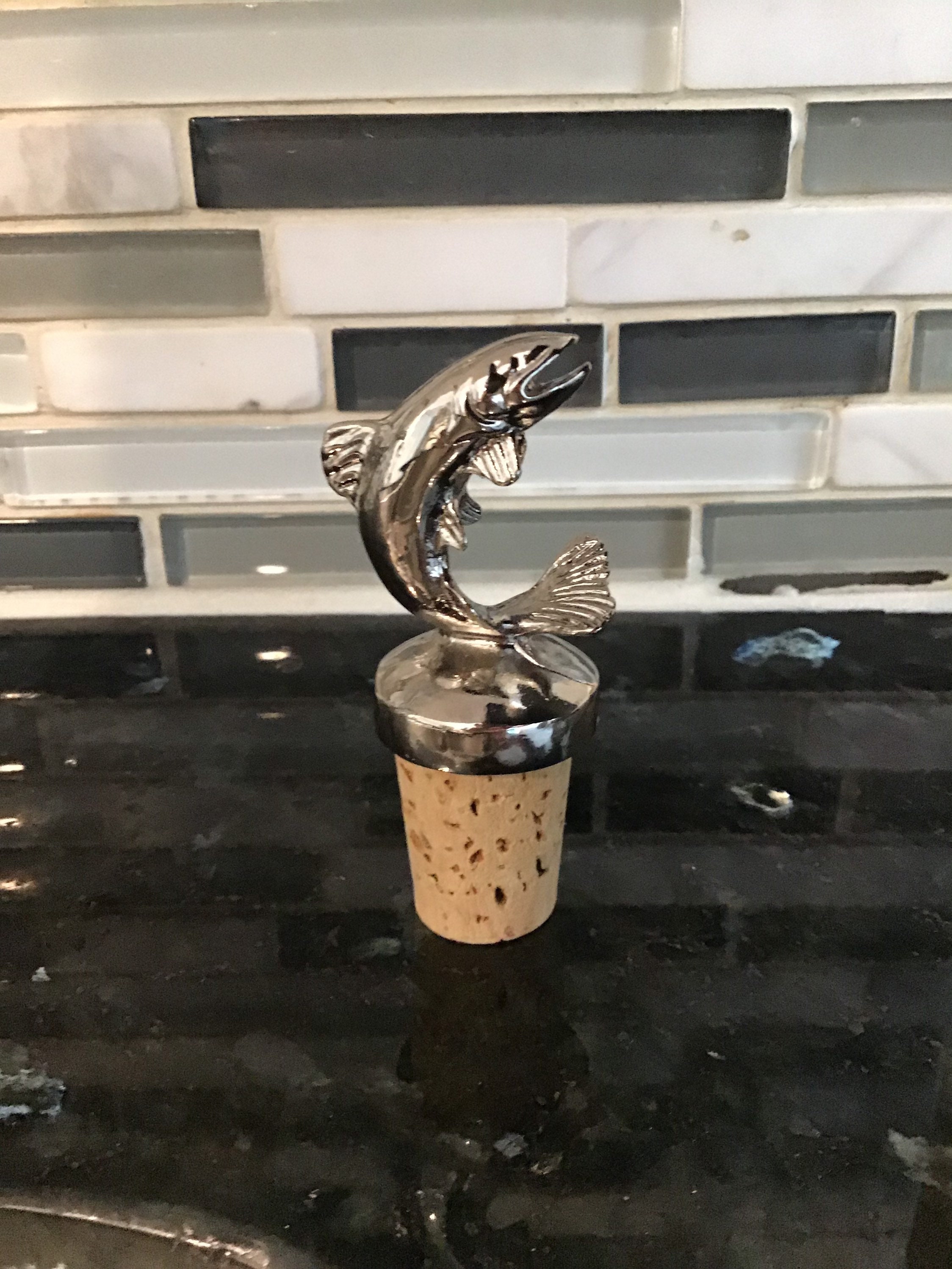 Fish Wine Bottle Stopper Etsy