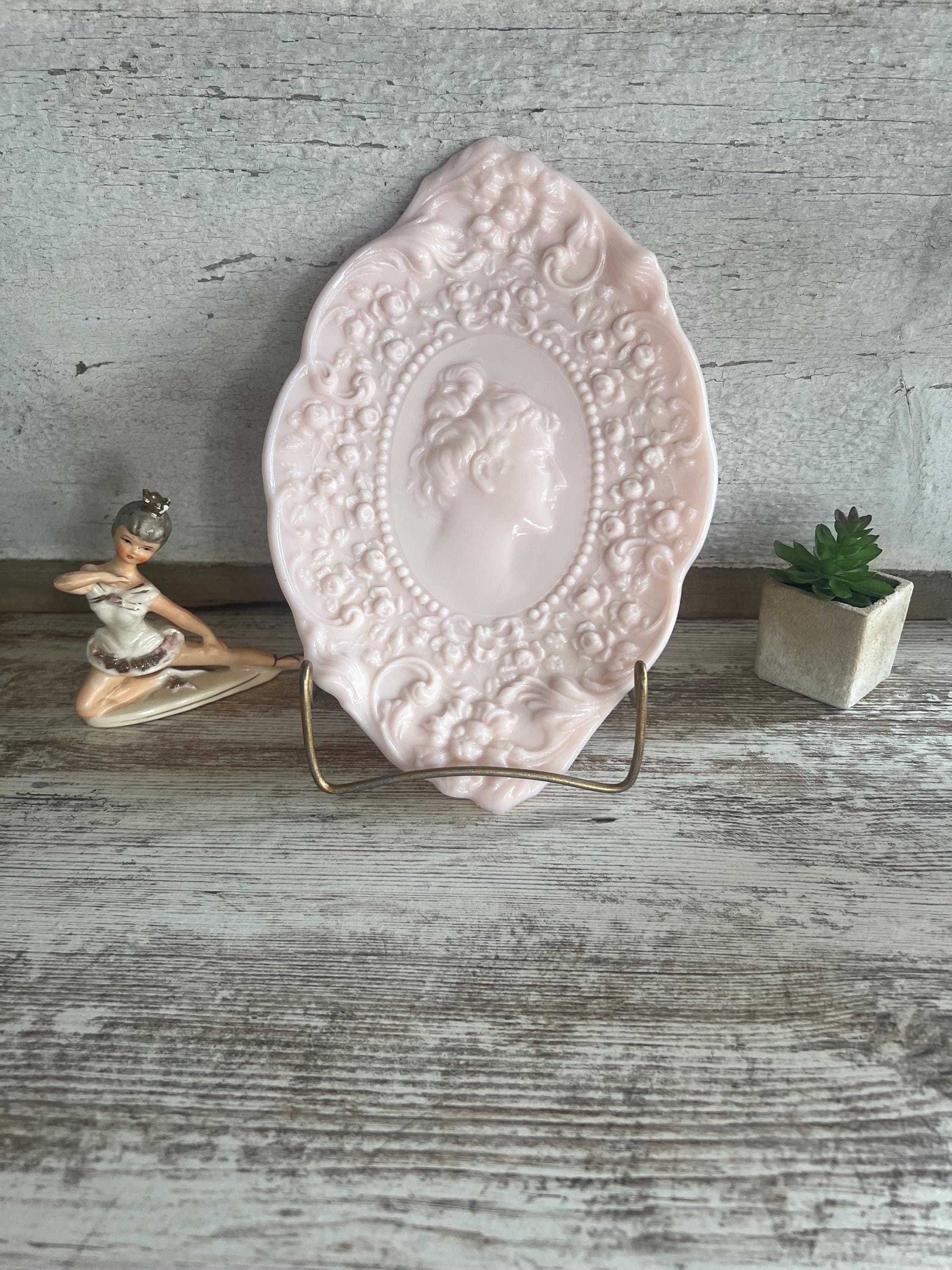 Rare pink milk glass - Etsy 日本