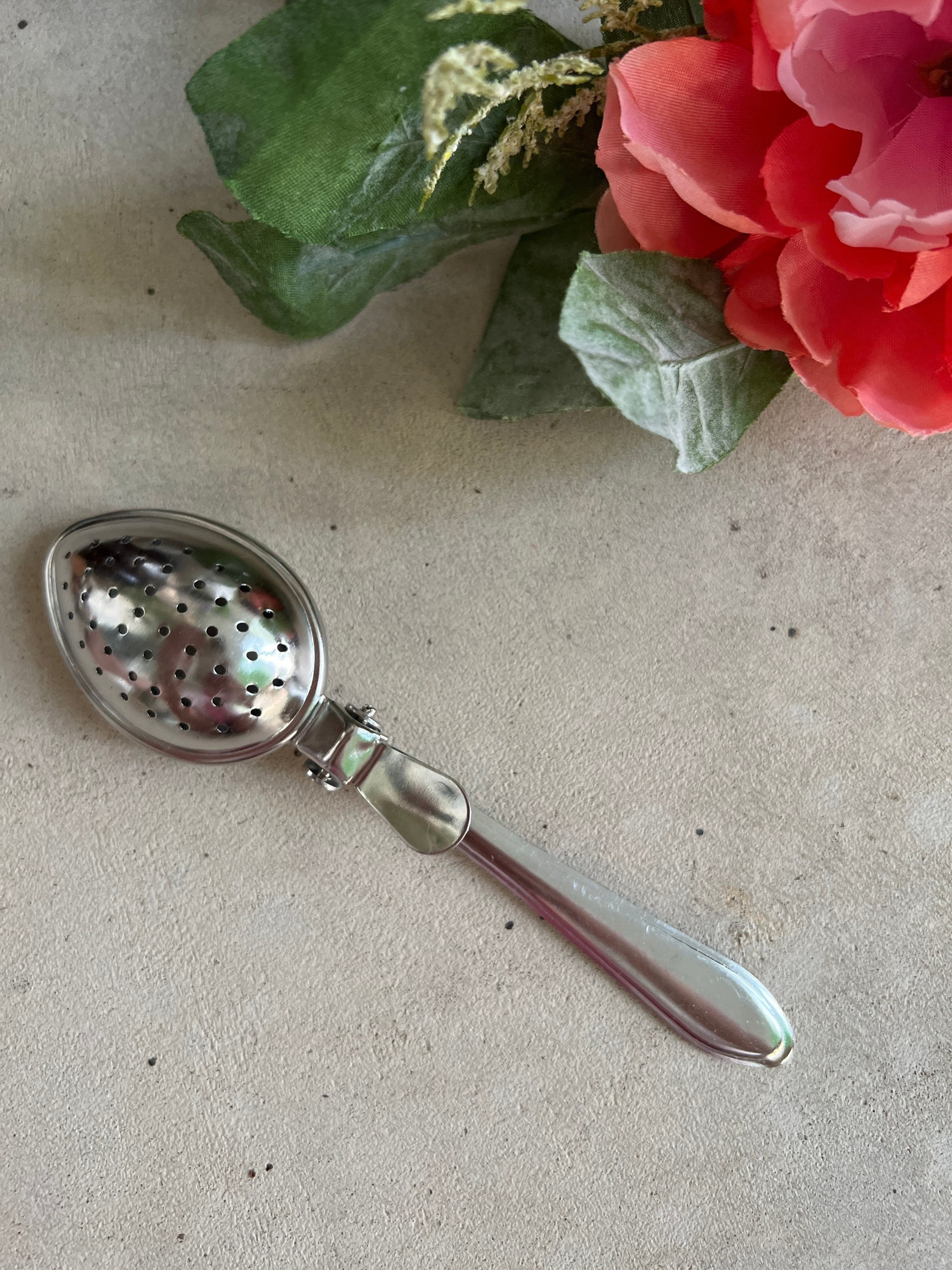 Handheld Tea Strainer, Metal Strainer, Squeeze Perfect Cup Of Tea