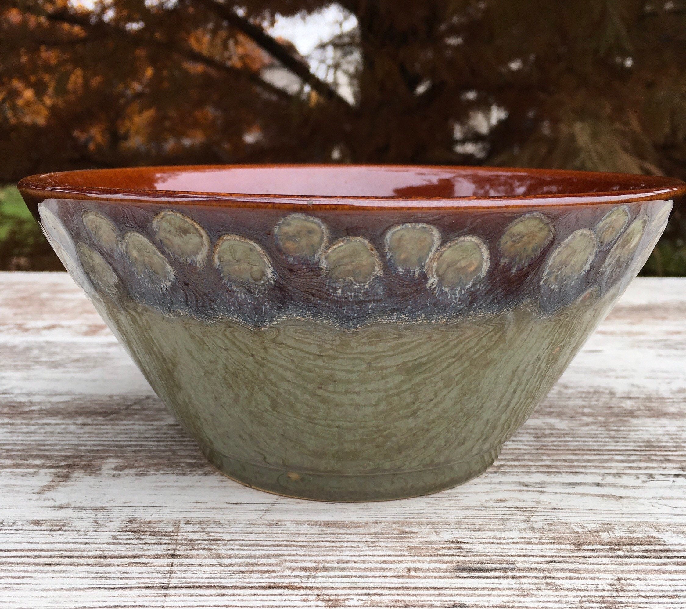 HANDMADE POTTERY CASSEROLE DISH BEAN POT BAKING DISH WITH LID OVEN PROOF  MICROWAVE SAFE DISH WASHER SAFE HANDCRAFTED STONEWARE HANDMADE CERAMICS by  GAULEY RIVER POTTERY WV