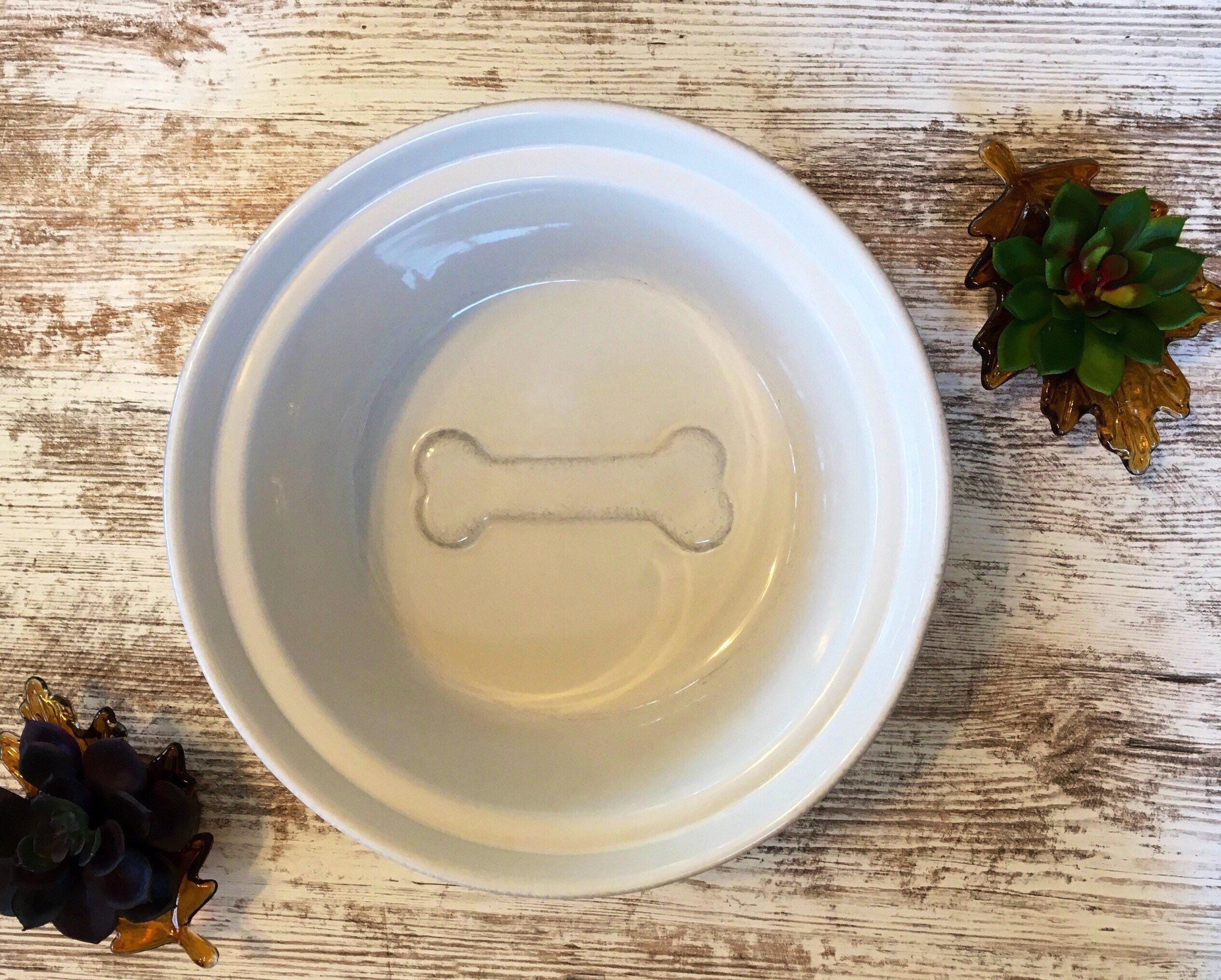 pottery barn dog bowls
