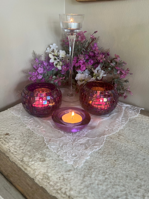 Purple sale tea lights