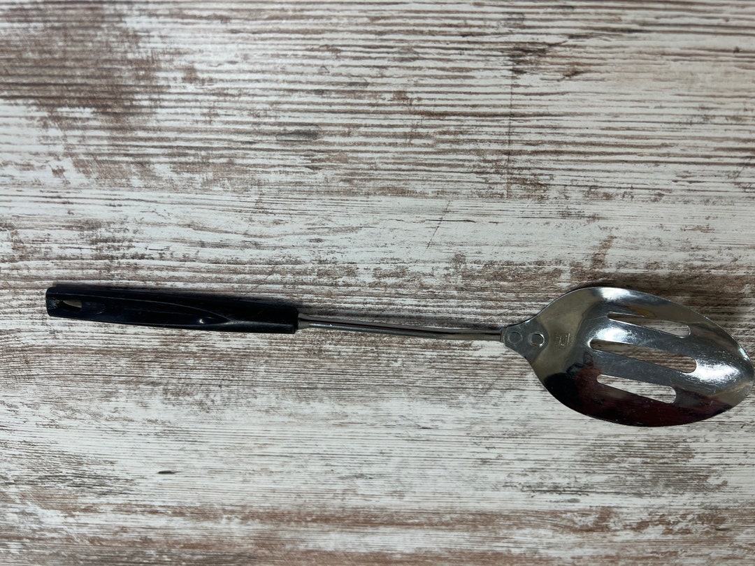 VINTAGE Slotted Spoon, ECKO Serving Spoon Slotted Spoon, Stainless