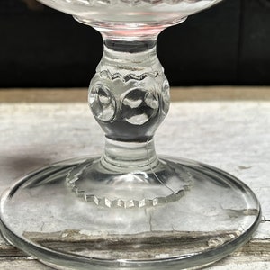 RARE VINTAGE King's Crown Wine Glass Red Thumbprint - Etsy