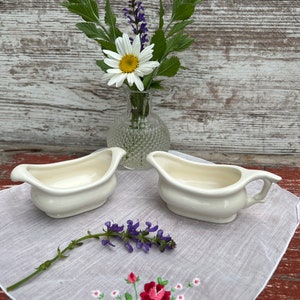 White Creamer and Sugar Bowl With Lid, Coffee Creamer, Vintage Style Tea Party, Farmhouse Decor, Grace&#39;s Teaware