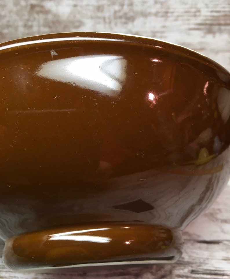 VINTAGE HALL POTTERY Bowl Heavy Ironstone Bowl No. 547 | Etsy