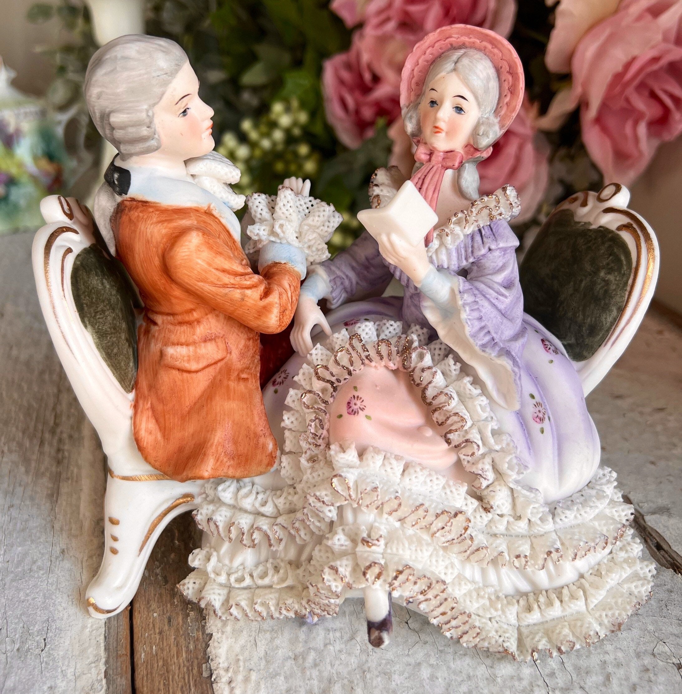 アップル夫妻 置物 ロイヤルドルトン Royal Doulton Couple Figurine - Etsy