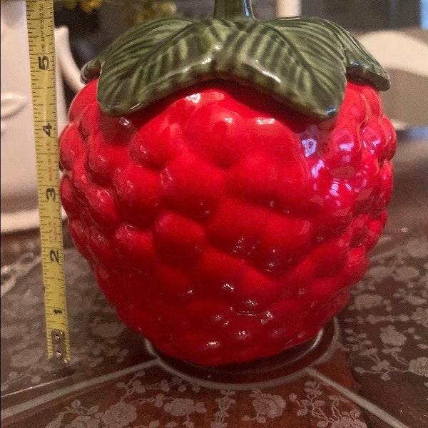 Vintage Strawberry Jar, Cookie Jar