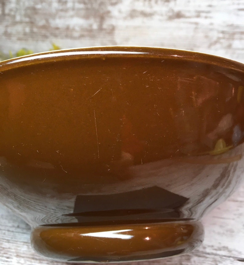 VINTAGE HALL POTTERY Bowl Heavy Ironstone Bowl No. 547 | Etsy