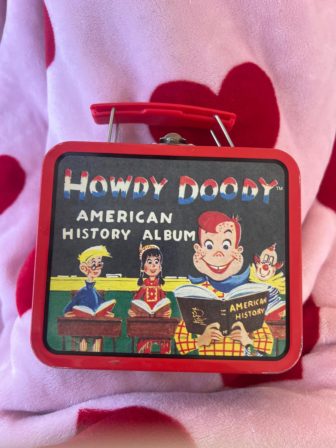 Vintage Rustic Mini Metal Howdy Doody Lunch Box, Small Children’s Lunch ...