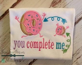 Doughnut Hole ~ Doughnut Applique Design ~ Yummy Doughnuts with Sprinkles ~ With Saying ~ Instant Download