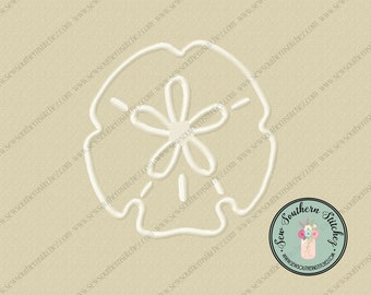 Sand Dollar Applique Design ~ Summer ~ Beach ~ Instant Download
