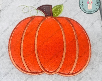 Pumpkin Applique Design ~ Fall Pumpkin ~ Instant Download
