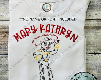 Vintage Stitch Jessie Cowgirl - Triple Bean Cowgirl - Instant Download