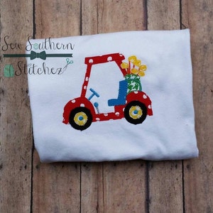 Raggedy Golf Cart Applikation Design ~ Golf genau wie Vater ~ sofort-Download