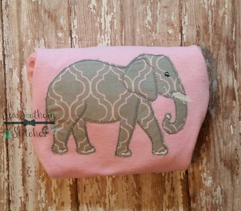 Raggedy Elephant Applique Design ~ Bean Louisville-Jefferson County Mall Stitch Finish Limited time sale Quick