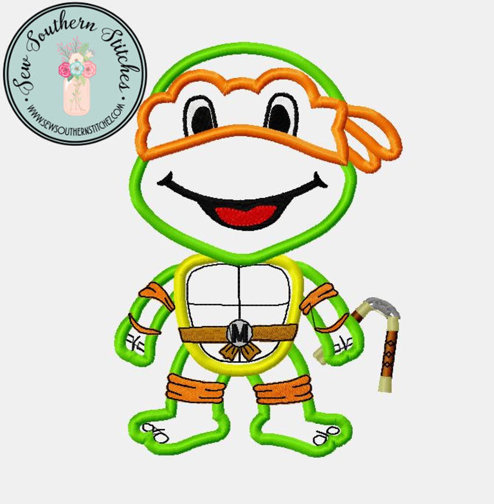 orange ninja turtle toy
