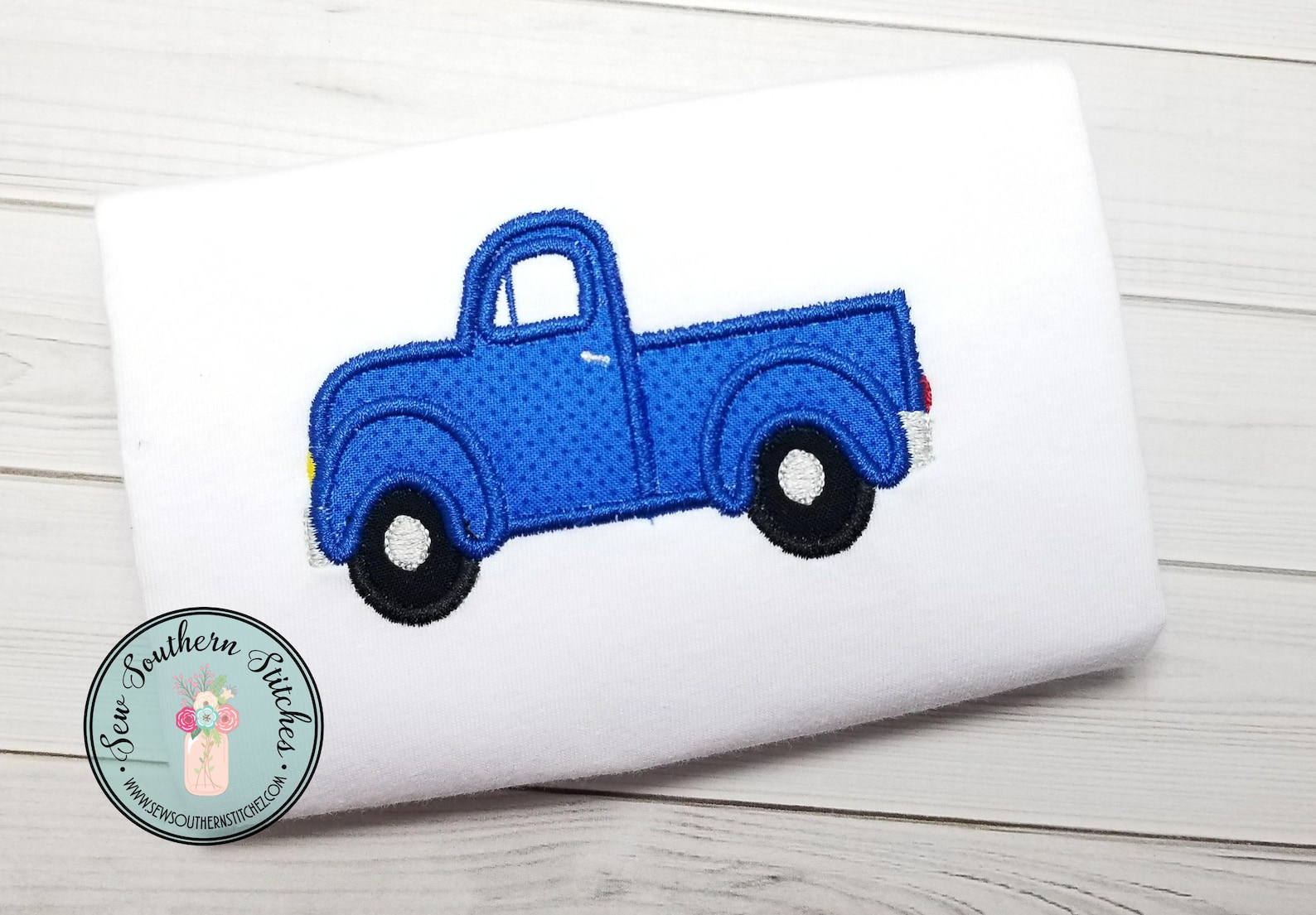 Old Truck Applique Design Instant Download Etsy