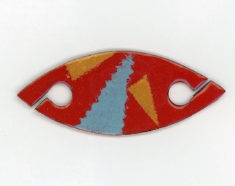 Glass Enamel Tatting Shuttle #452