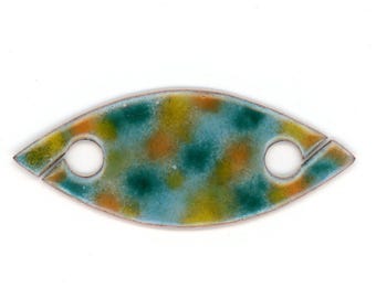 Glass Enameled Tatting Shuttle #438