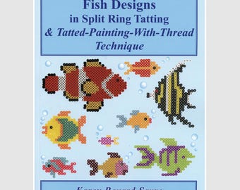 Fish Designs in Split Ring Tatting