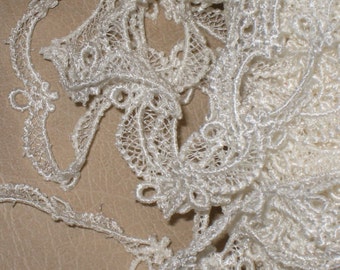 10 yards 1/2" width in white color with poly cotton lace trim for your fashion design decorative (b1)