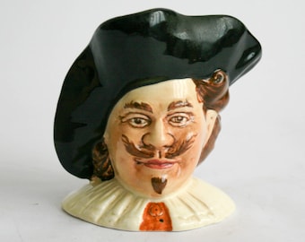 Jarra Toby mosquetero - pintado a mano - hecho en Inglaterra