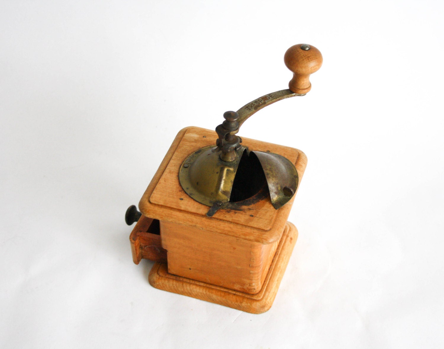 Vintage Italian Tre Spade Handcrank Coffee Bean Grinder Etsy