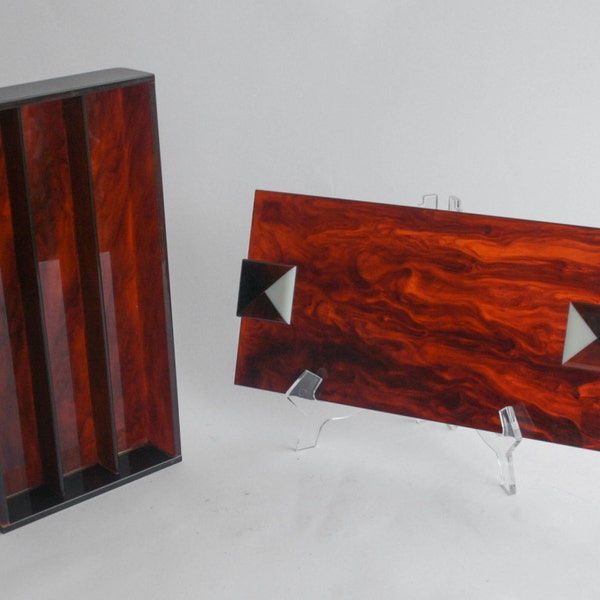 Bakelite / Lucite Vinatege Case Box