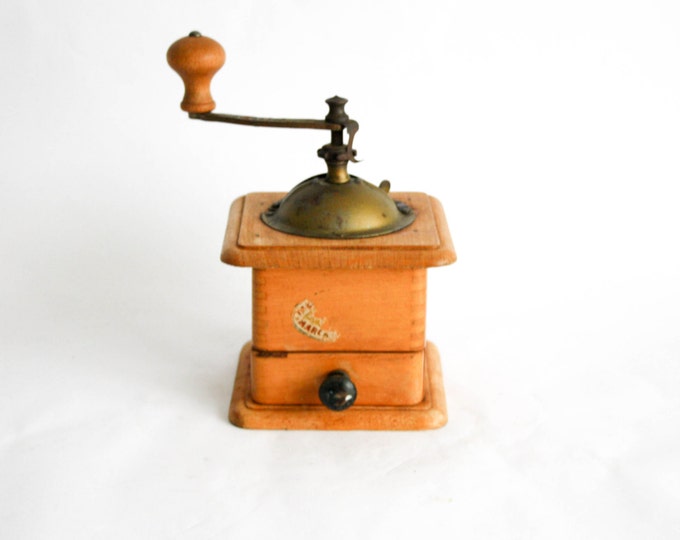 Vintage Italian Tre Spade Handcrank Coffee Bean Grinder Coffee Mill Etsy