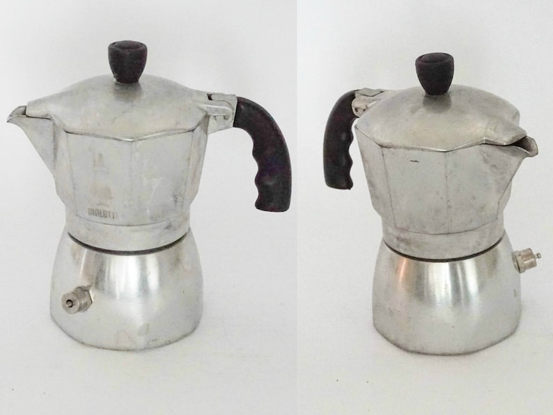 Caffettiera Bialetti Brikka vintage Made in Italy Etsy