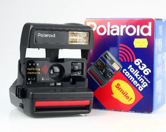 Polaroid 636 Talking Camera - Tested - with Box
