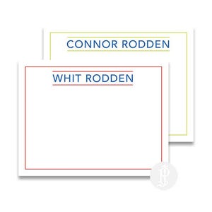 Papeterie pour garçons / Cartes de correspondance classiques pour garçons