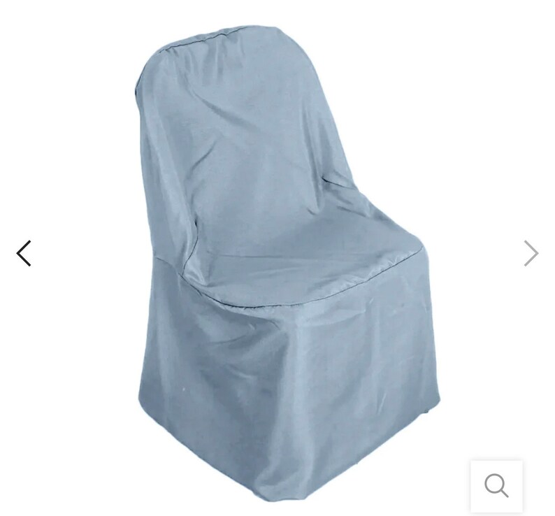 Polyester Banquet Round Top Chair Covers, Reusable Stain Resistant