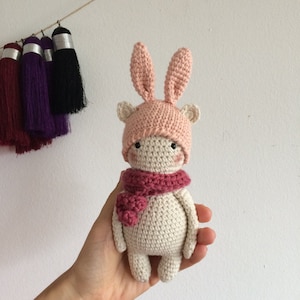 PATTERN! Bunny bear amigurumi pattern by Kedito PDF FILE -download