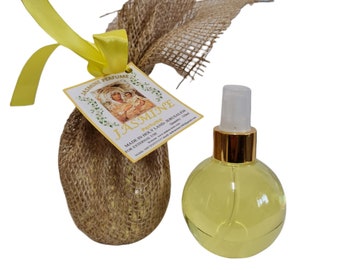 Parfum de jasmin de Jérusalem Terre sainte, flacon de 100 ml avec un bel emballage cadeau, vous pouvez personnaliser l'emballage