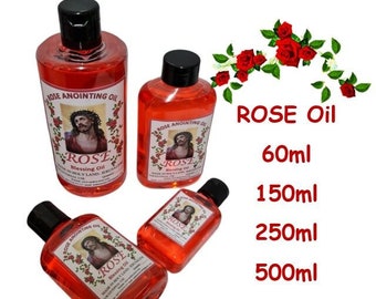 Rose anointing oil blessing oil from holy land jerusalem available in 60ml, 150mk, 250ml, 500ml