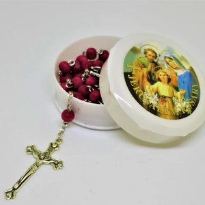 rosário de rosas com perfume da terra santa Jerusalém 1 peça no pacote