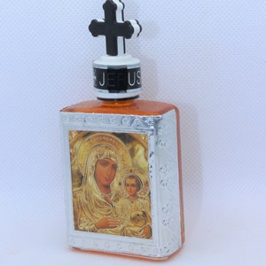Jasmine anointing oil from jerusalem glass bottle 50ml with cross cap