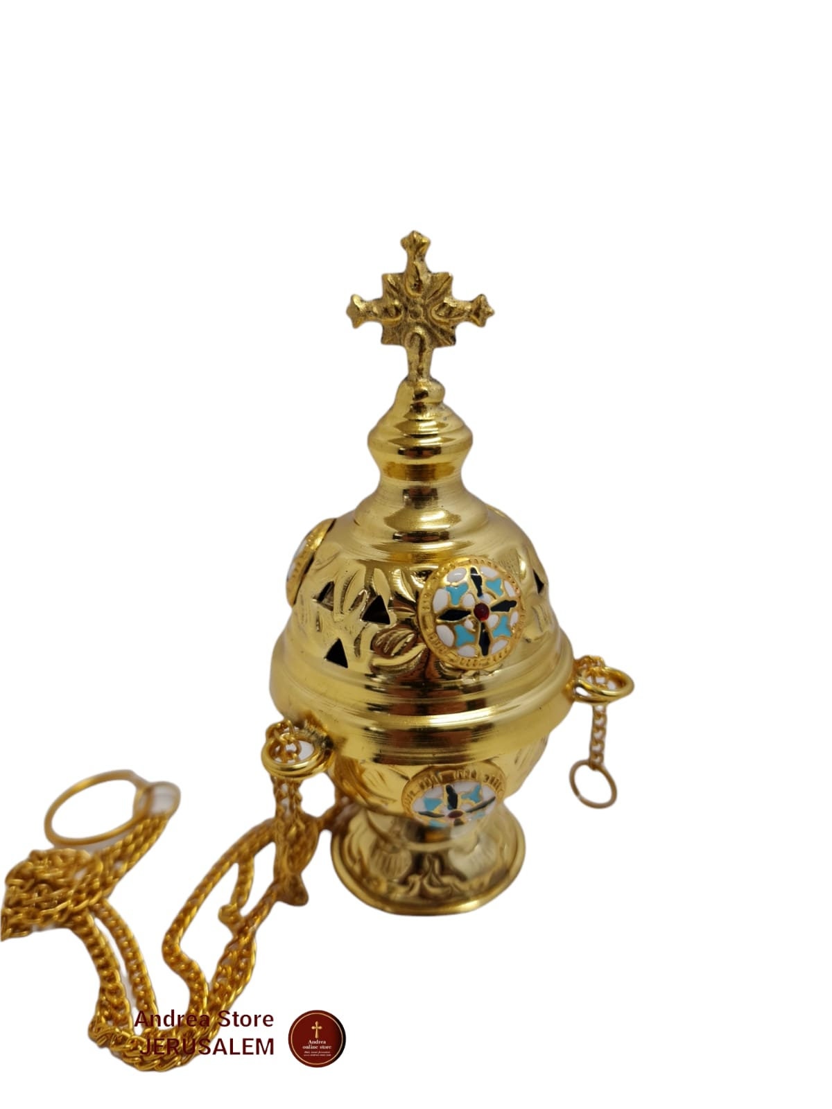 Brass Orthodox Incense Burner Hanging or Stand on the Table Etsy