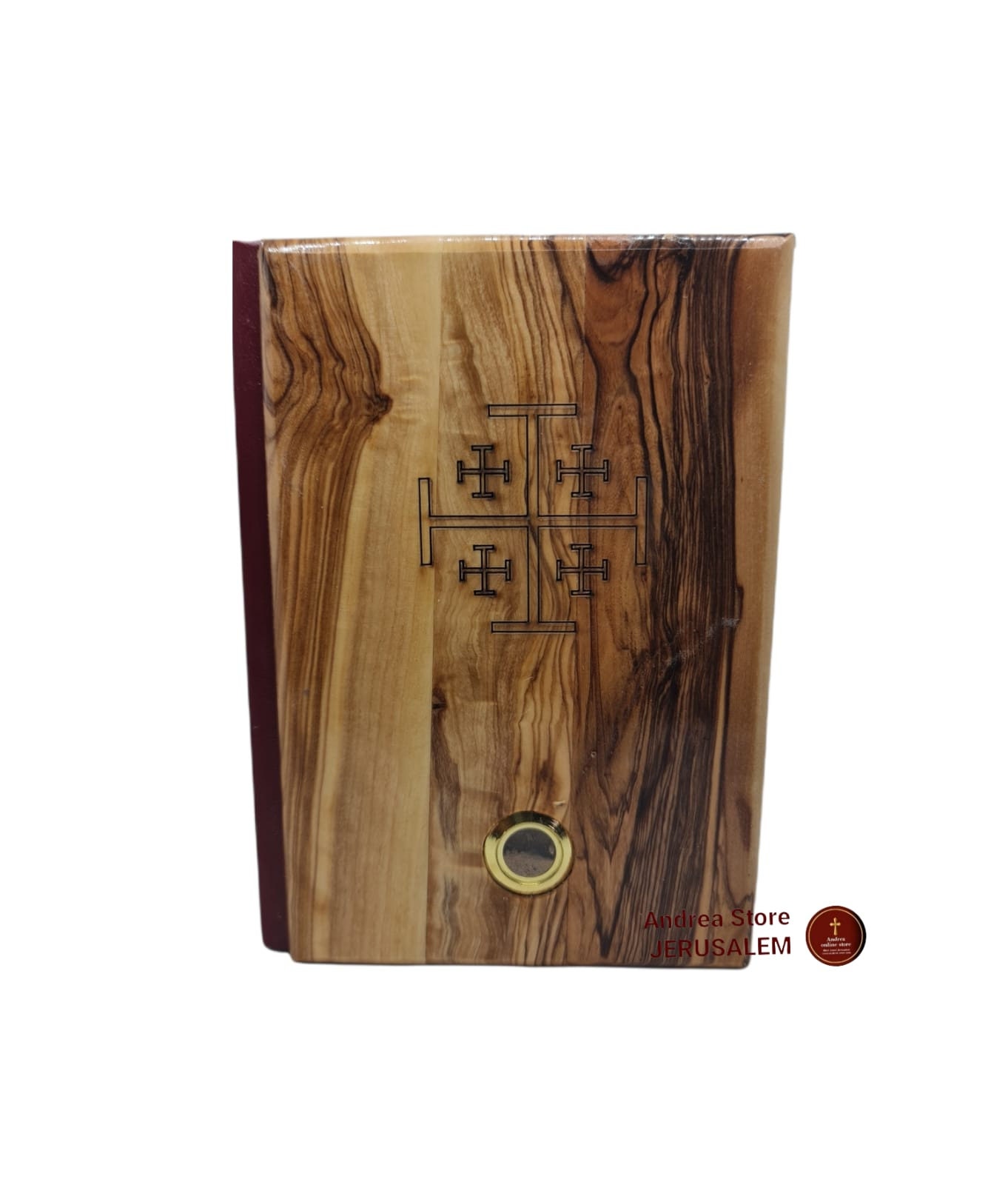 Bible Olive Wood Cover Old and New Testament Size 15*11cm With