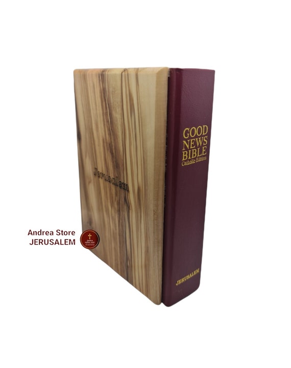 フランス語の聖書 LA SAINTE BIBLE オリーブウッド木製カバー