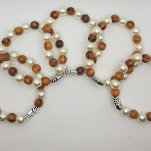 jerusalem hand made bracelets fashion Christian bracelet 5 piece/ lot olive wood
