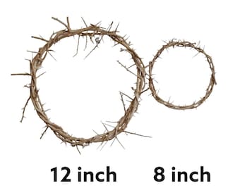 Crown of thorn 12-inch big size a lot of thorn natural rose vein