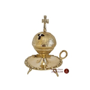 Incense holder for home with plate good quality size 15*10cm from Jerusalem holyLand