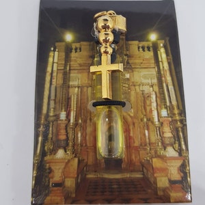 Blessed oil from the church of Holy Sepulchre olive oil 2ml bottle jerusalem small bottle 2ml bottles