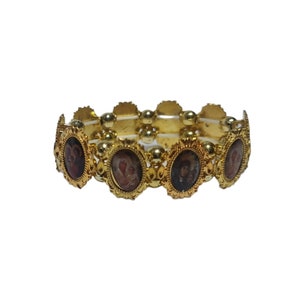 Metal icon Bracelet with icons Handmade Jerusalem Holy Land