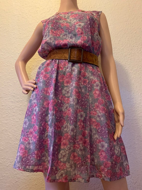 Vintage 1980’s Pink floral Party/secretary day dre