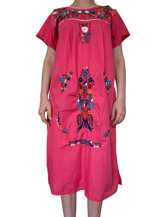 spell darling embroidered dress Tulip Twirls Embroidered Shift Dress – Impressions Outlet